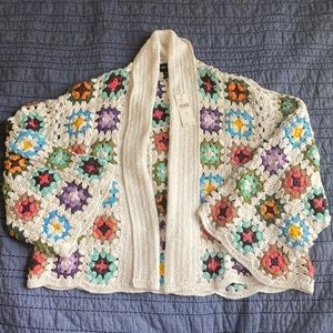 ANTHROPOLOGIE: By OUR NATURE Floral cardigan